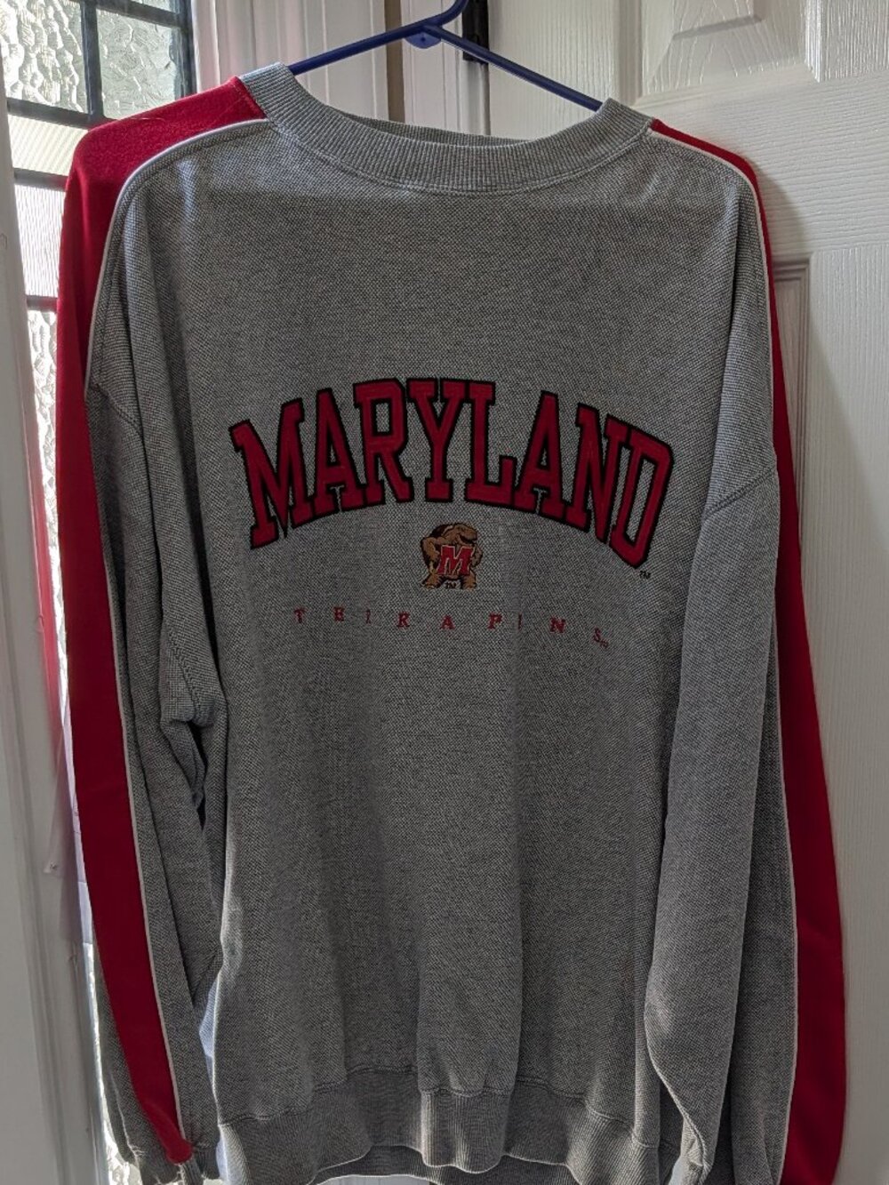 Vintage Terrapins University of MD - Crew Sweater-Sweatshirt Business Casual